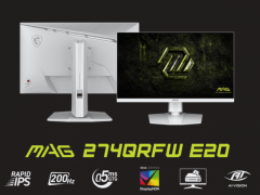MSIから、白い筐体に高性能スタンド搭載、WQHDで200Hz対応のRAPID IPS
