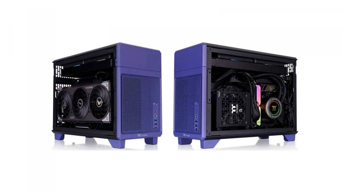 Thermaltake、Mini-ITXケースでもデュアルチャンバー「TR100」シリーズ
