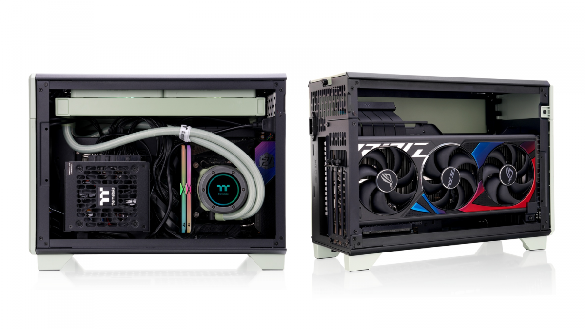 itxゲーミングPCパーツ 3店 まとめ Thermaltake、Mini-ITXケースでもデュアルチャンバー「TR100」シリーズ