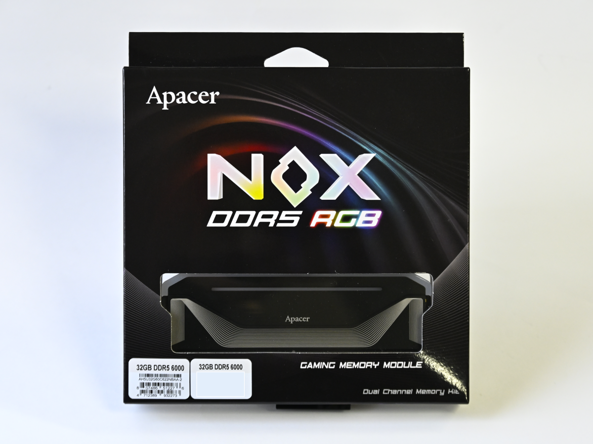 ApacerのARGB対応DDR5 OCメモリーキット「NOX RGB DDR5」シリーズが