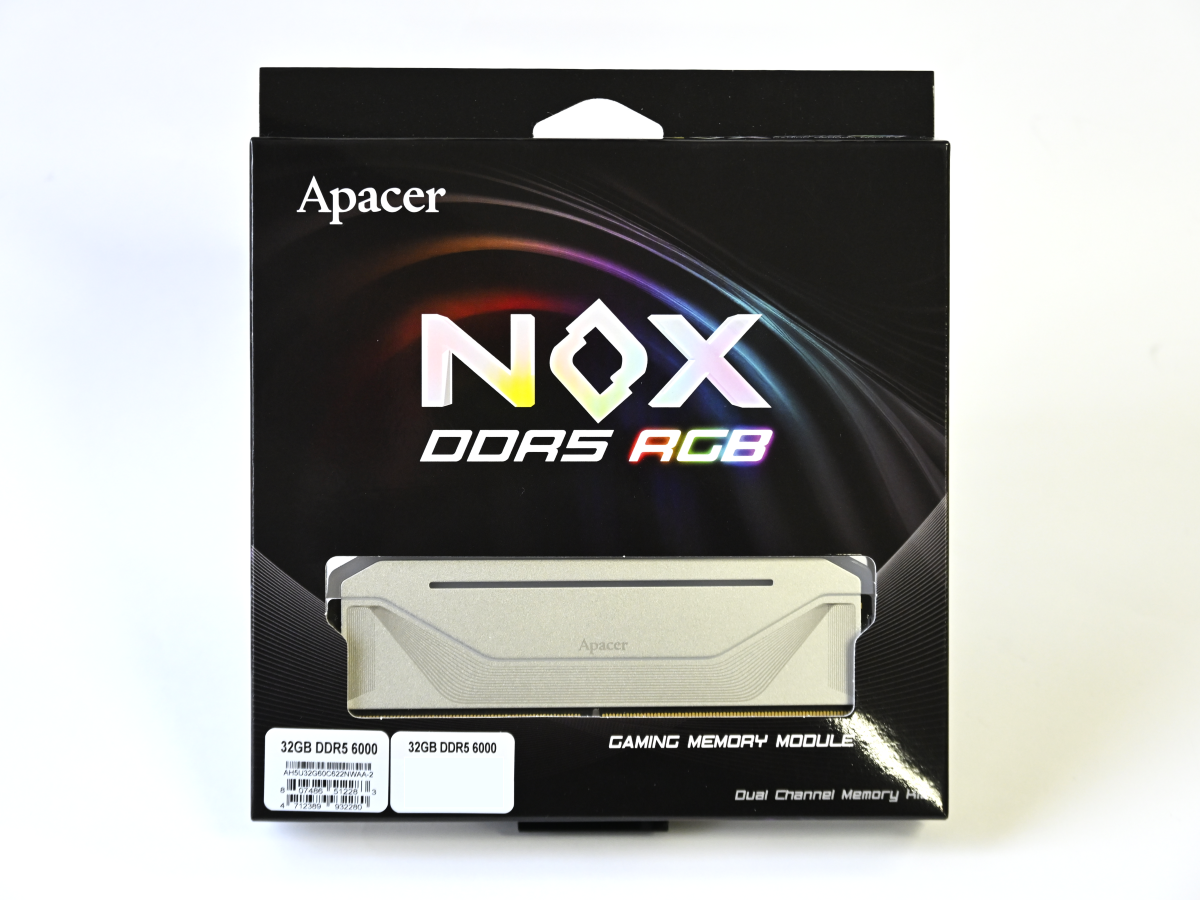 ApacerのARGB対応DDR5 OCメモリーキット「NOX RGB DDR5」シリーズが