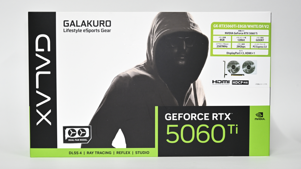 有名オンラインMMOとコラボした GEFORCE RTX 5060 Ti 搭載グラフィック 