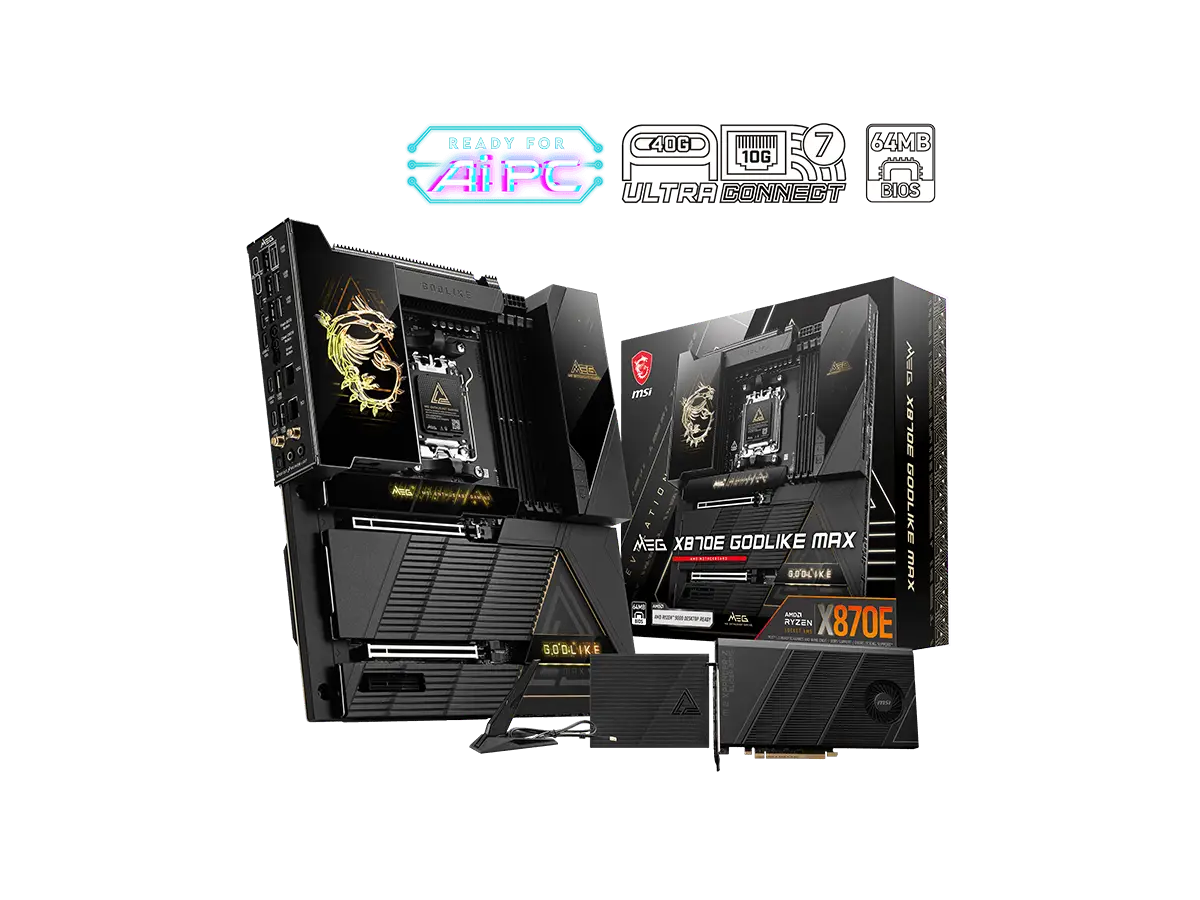 MSIから、X870Eを搭載した最上位E-ATXマザーボード「MEG X870E GODLIKE