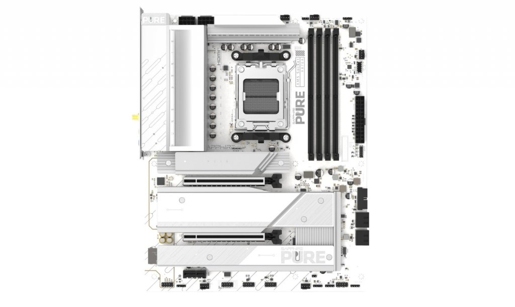 SAPPHIREから、X870チップセット搭載のホワイトなATXマザーボード