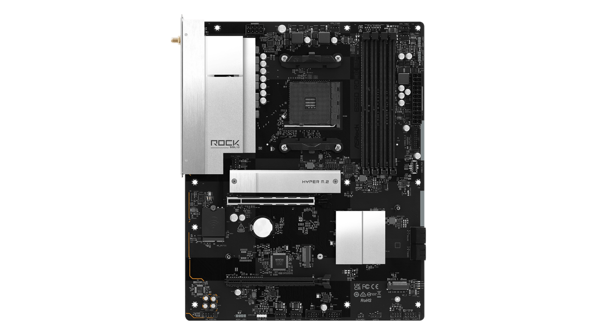 ASRockより、WiFi付きAM4対応のB550チップセット搭載「B550 Rock WiFi
