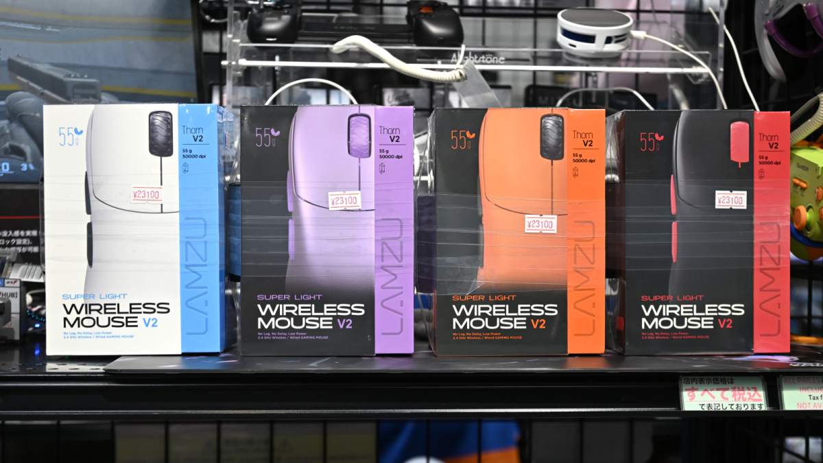 人気エルゴマウスが大進化「LAMZU Thorn V2」カラバリ4製品が登場