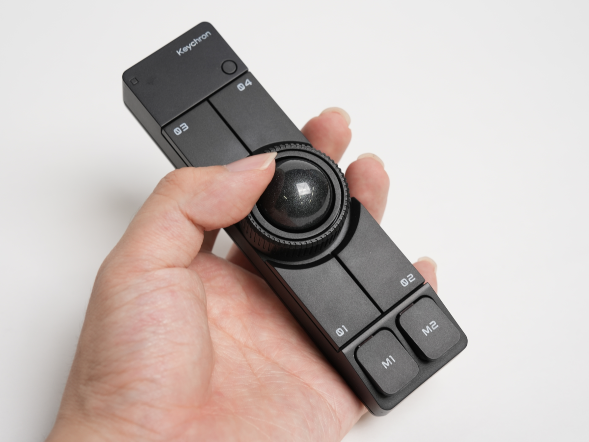 Keychronから登場したトラックボールマウス「Nape Pro」をスタッフが