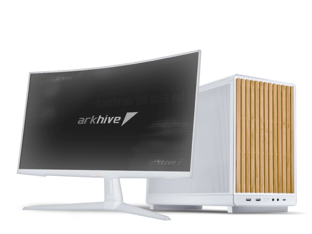 ark arkhive Creator Custom キューブ Ryzen5搭載モデル 128GBメモリ搭載 Radeon AI PRO R9700 - スペック詳細