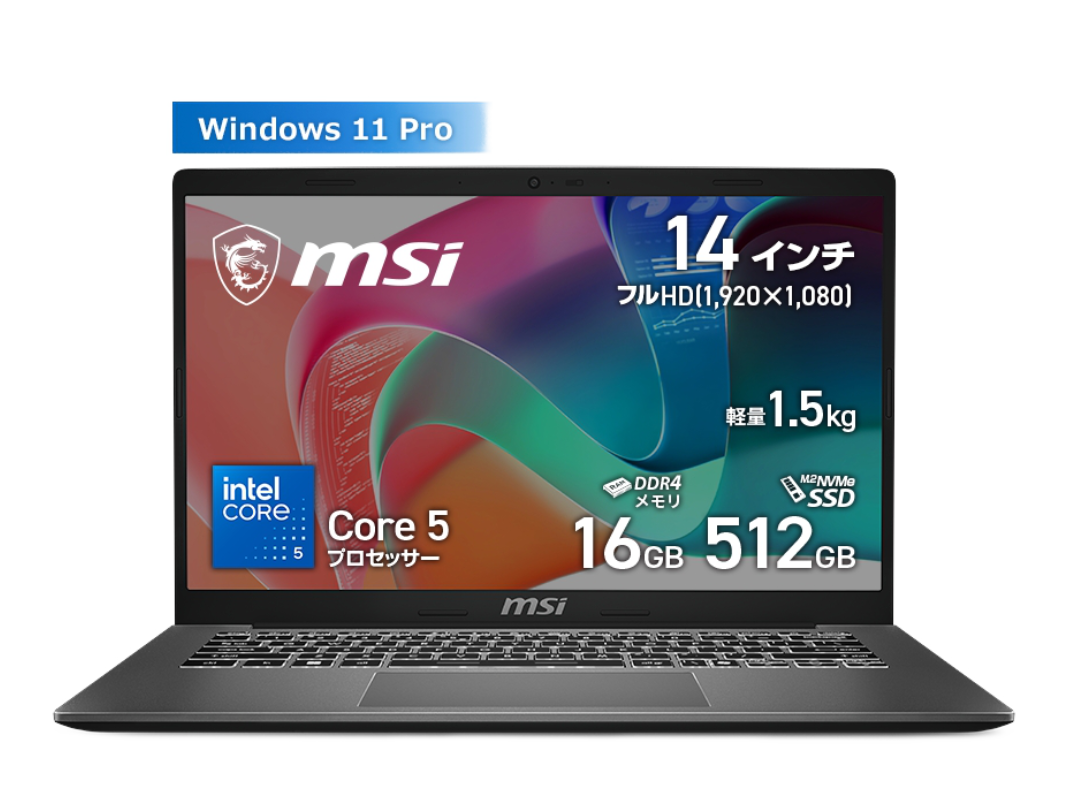 MSI MSI Modern シリーズ Modern 14 F1M Modern-14-F1MG-6307JP