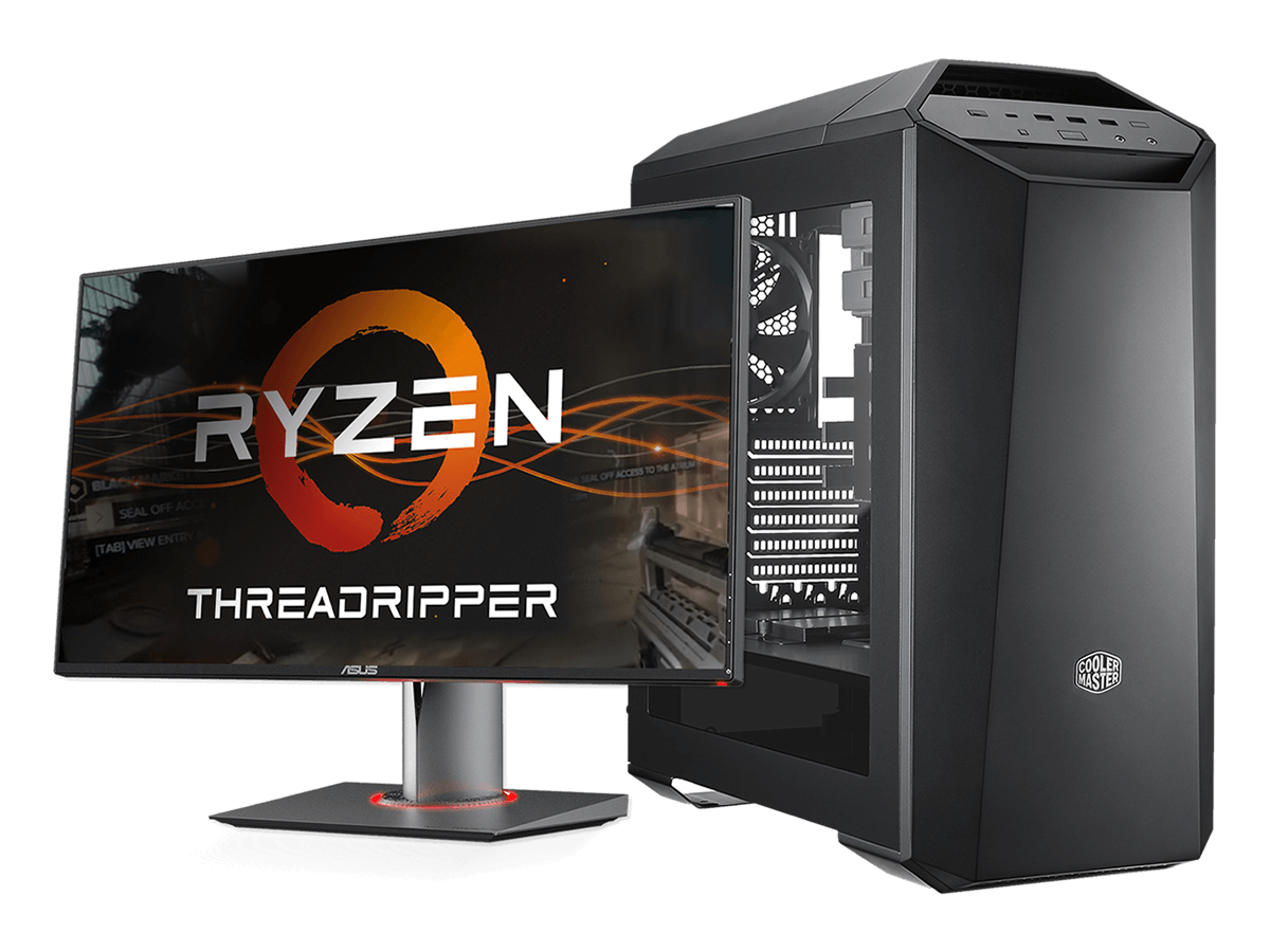 自作高性能パソコンです。Threadripper1950X