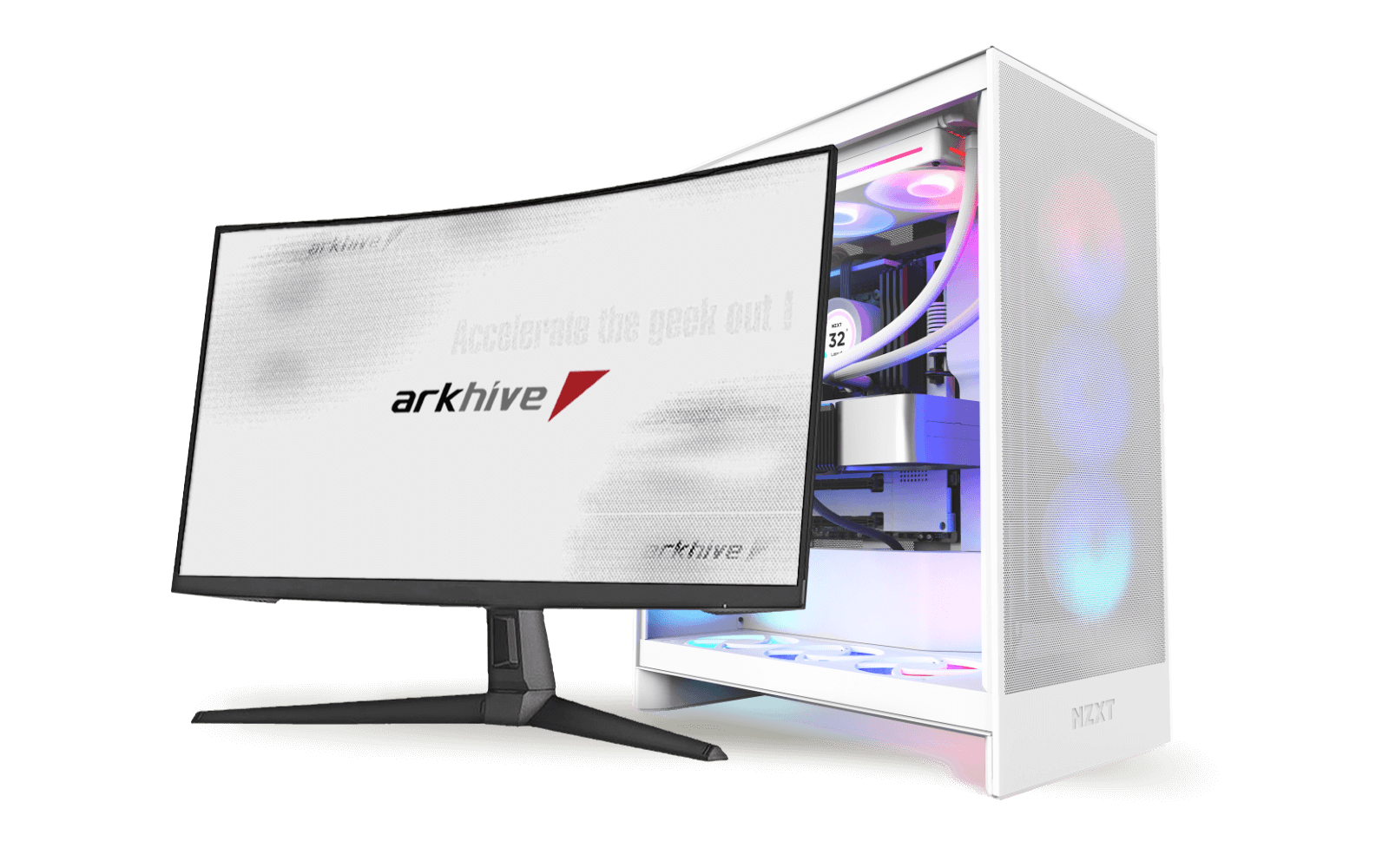 NZXT「H7 Flow (2024)」シリーズ採用 arkhive ゲーミングPCの受注を