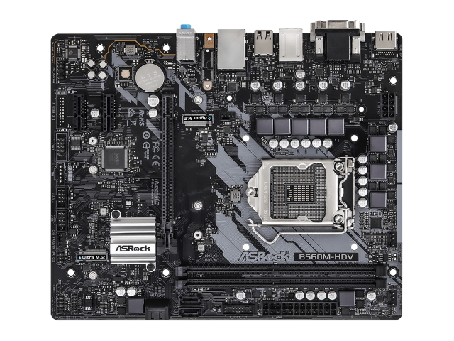 ASRock B560M-HDV インテル 500シリーズ LGA1200対応 intel B560チップ