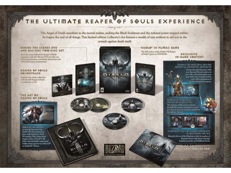 Diablo 3 Collector's Edition – Édition Collector PC Blizzard – État Correct, Jeu Fonctionnel