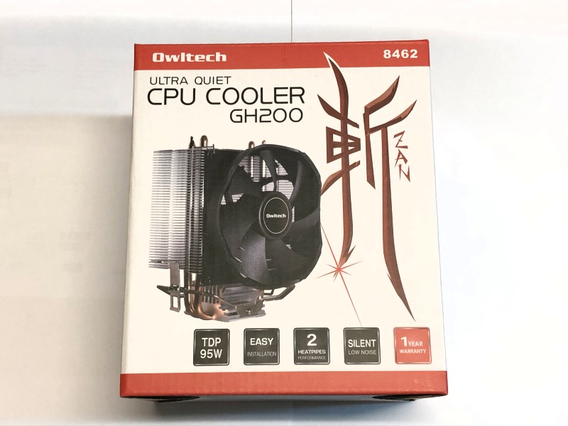 OWLTECH ULTRA QUIET CPU COOLER GH200 斬 - 製品詳細 | パソコンSHOP