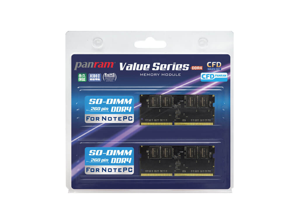 panram Value Series DDR4 16GB (8GB x2) CFD 太い Panram製 DDR4 PC4