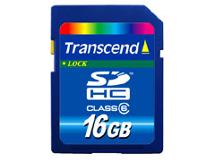 Transcend 16GB x2とSP 16GB メモリー Transcend Transcend SDHC Card 16GB TS16GSDHC6 - 製品詳細
