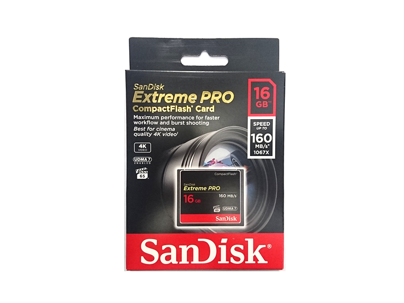 SanDisk エクストリーム プロ コンパクトフラッシュ 64GB SDCFXPS064GJ61