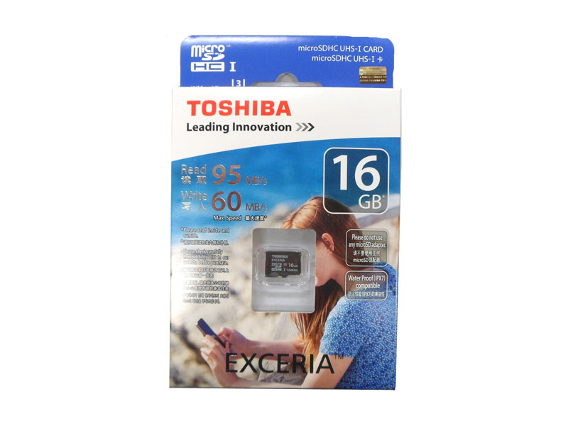 TOSHIBA SD-C016GR7VW060A EXCERIA MicroSDHCカード 16GB EXCERIA