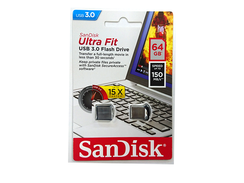 メモリーズ SanDisk SDCZ43-064G-GAM46 USBフラッシュメモリ 64GB Ultra Fit USB3
