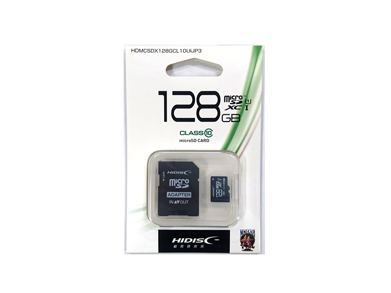 HIDISC HDMCSDX128GCL10UIJP3 MicroSDXCカード 128GB - 製品詳細