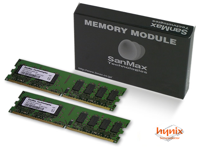 SanMax SMD-4G88HP-8E-D SanMax DDR2 240pin DDR2-800 CL5-5-5 4GB