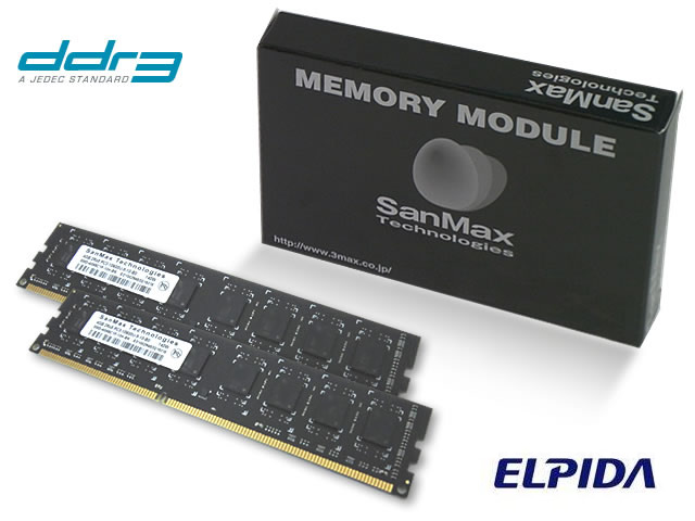 SanMax SMD-8G68NP-16K-D-BK BLACK PCB EDITION 240pin DDR3