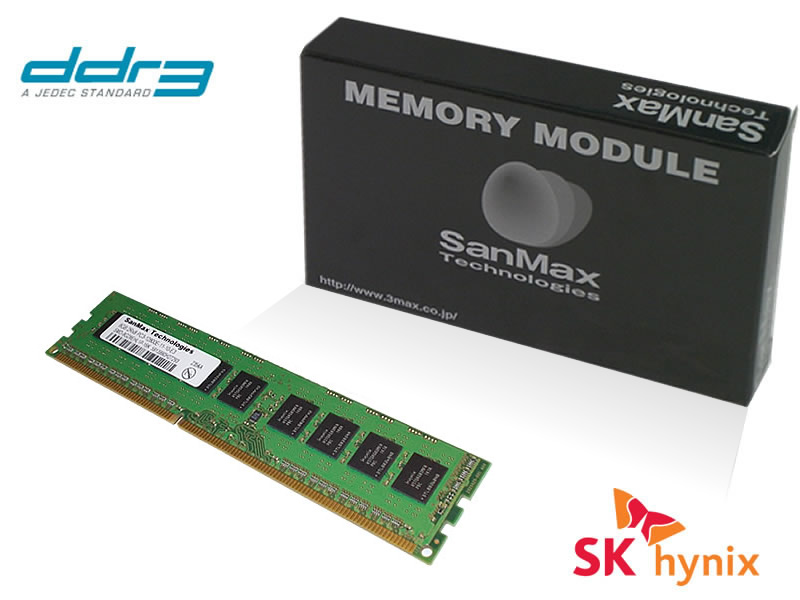 SanMax SMD-4G68EHP-13H SanMax DDR3 ECC 240pin DDR3-1333 U-DIMM ECC