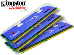 Kit Mémoire Kingston HyperX DDR3 12 Go (6x2 Go) - 1600 MHz, CAS 9 - Occasion En état Fonctionnel