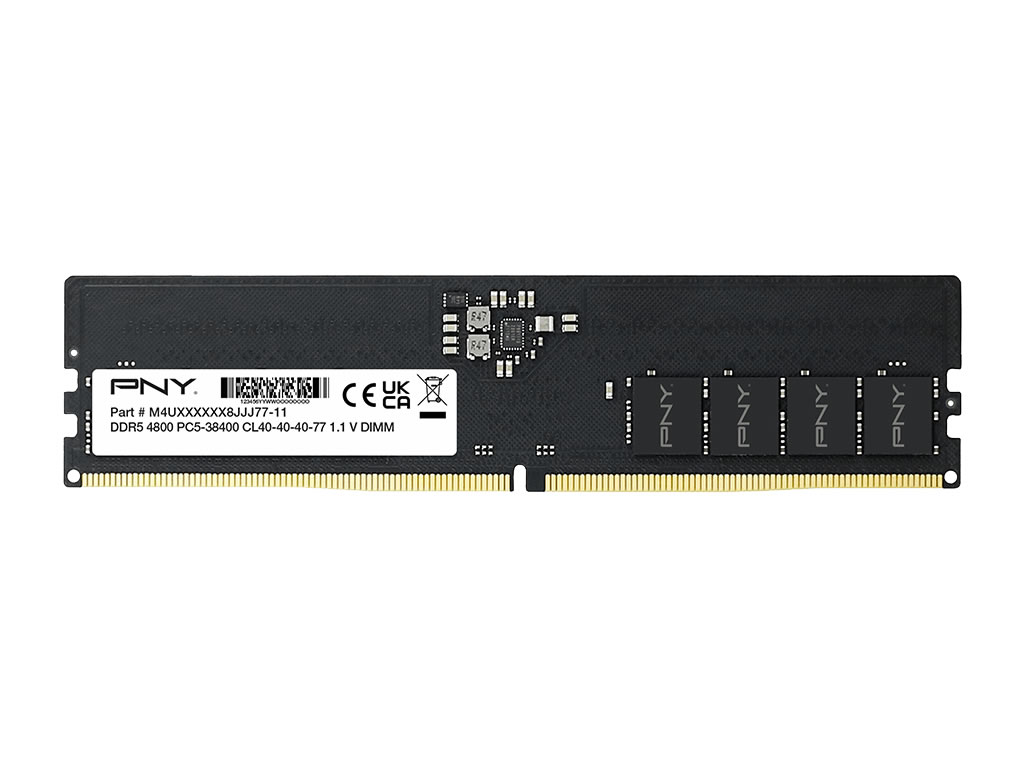 PNY MD16GSD54800-TB 288pin DDR5-4800 CL40-40-40 16GB 1.1Volt