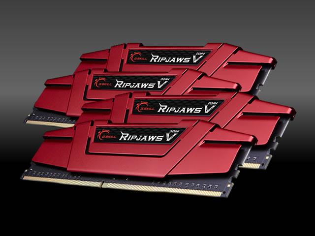 G.Skill F4-2400C15Q-64GVR RipjawsV 288pin DDR4-2400 CL15-15