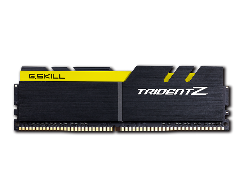 G.Skill F4-3200C16Q2-64GTZKY Black + Yellow HS Trident Z 288pin