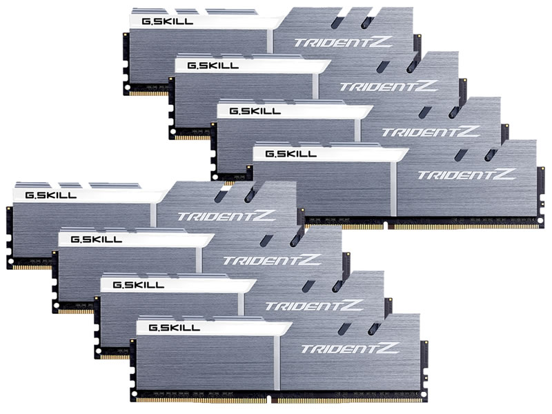 G.Skill F4-3300C16Q2-64GTZSW Silver + White HS Trident Z 288pin