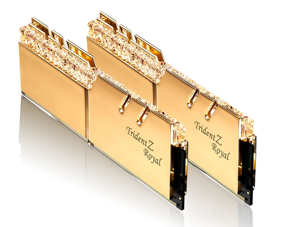 G.Skill F4-2666C18D-64GTRG Trident Z Royal 288pin DDR4-2666 CL18 G.Skill F4-2666C18D-64GTRG Trident Z Royal 288pin DDR4-2666 CL18