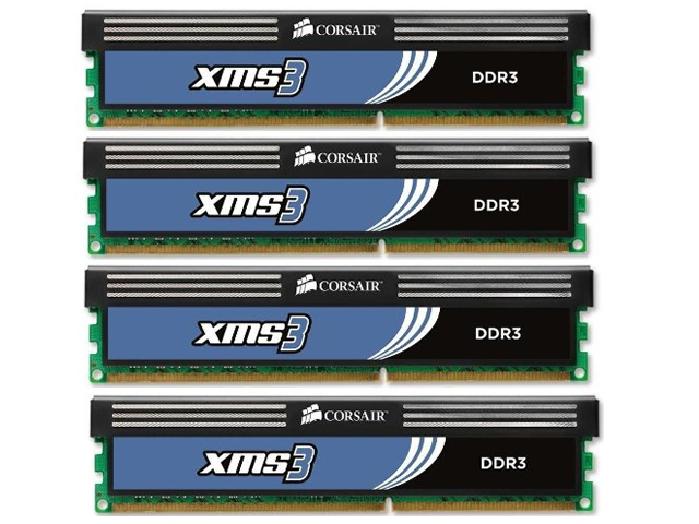 Corsair CMX8GX3M4B1333C9 DDR3-1333 8GB(2GBx4枚組)QUADKIT CL9 for