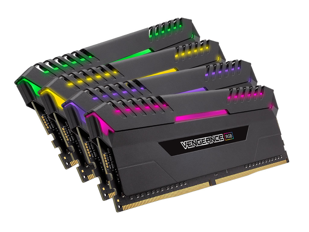 メモリー CORSAIR VENGEANCE RGB DDR4 32GB 3466MHz VENGEANCE® RGB 32GB (4 x 8GB) DDR4 DRAM 3466MHz C16 Memory Kit