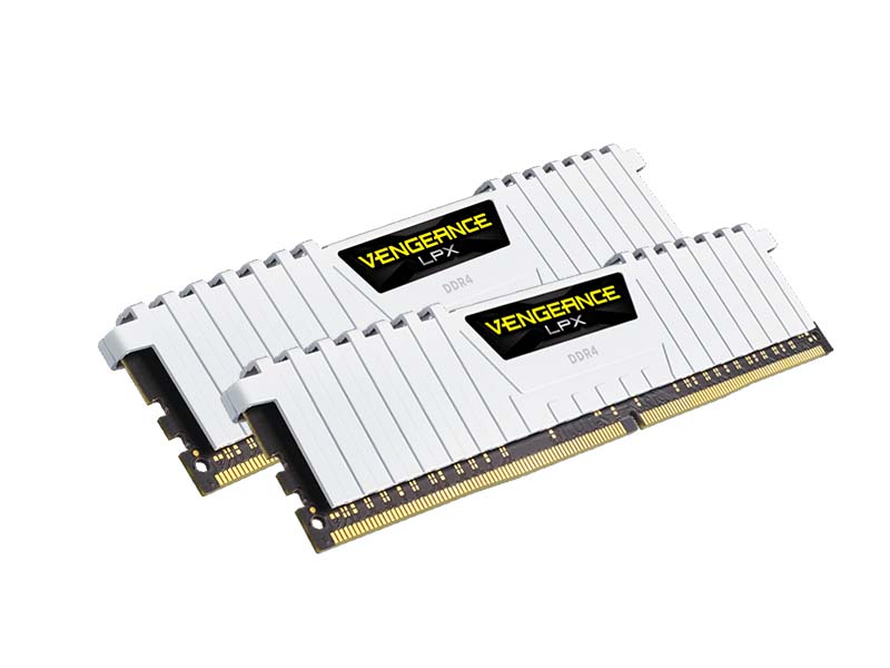 Corsair CMK32GX4M2B3000C15W Vengeance LPX 288pin DDR4-3000 CL15-17