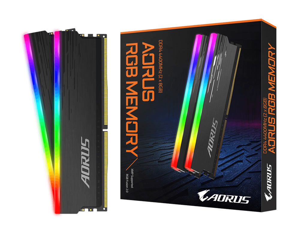 GIGABYTE GP-ARS16G44 AORUS RGB Memory 288pin DDR4-4400 intel CL19
