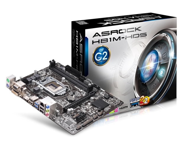 ASRock H81M-HDS インテル 8シリーズ LGA1150対応 intel H81チップ