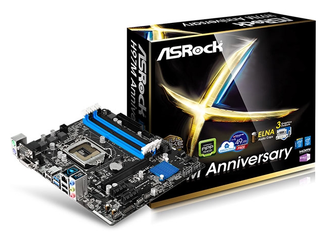 ASRock H97M Anniversary インテル 9シリーズ LGA1150対応 intel H97