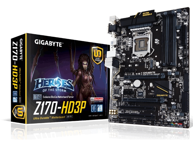 GIGABYTE GA-Z170-HD3P インテル 100シリーズ LGA1151対応 intel