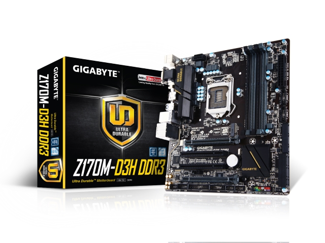 GIGABYTE GA-Z170M-D3H DDR3 インテル 100シリーズ LGA1151対応 intel