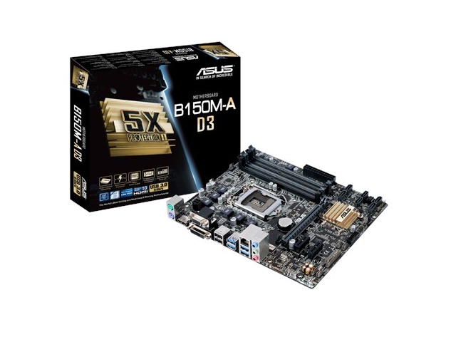 PC周辺機器 ASUS B150M-A D3 w17b8b5 B150M-A D3｜ASUS｜株式会社アユート PCパーツ・VR・オーディオ