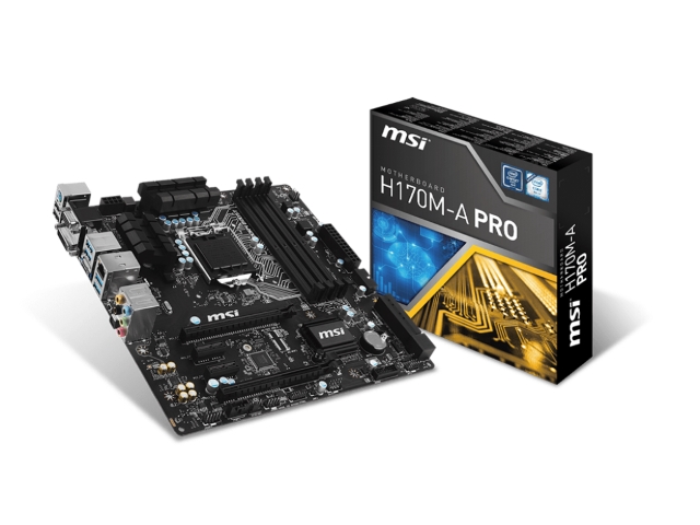 MSI H170M-A PRO インテル 100シリーズ LGA1151対応 intel H170チップ