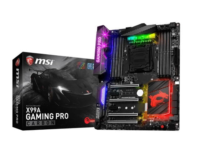MSI X99A GAMING PRO CARBON インテル X99シリーズ LGA2011-v3対応