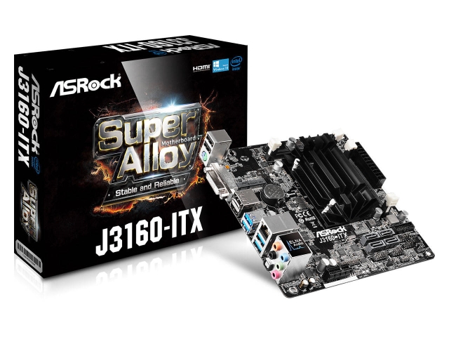 ASRock J3160-ITX インテル Braswellシリーズ intel Celeron J3160搭載