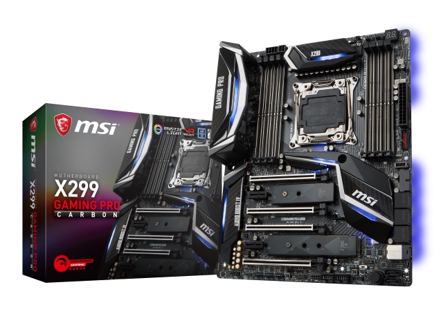 MSI X299 GAMING PRO CARBON インテル X299シリーズ LGA2066対応 intel