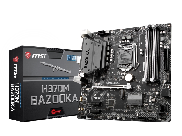 MSI H370M BAZOOKA インテル 300シリーズ LGA1151対応 intel H370