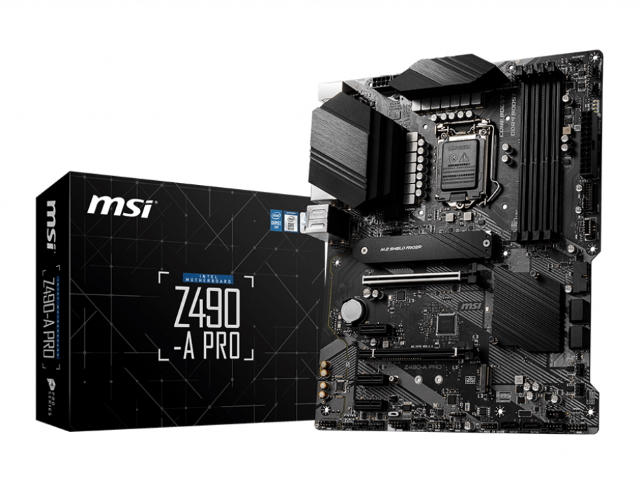 MSI Z490-A PRO インテル 400シリーズ LGA1200対応 intel Z490チップ