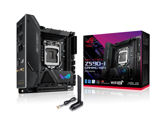 ASUS ROG STRIX Z590-I GAMING WIFI インテル 500シリーズ LGA1200対応