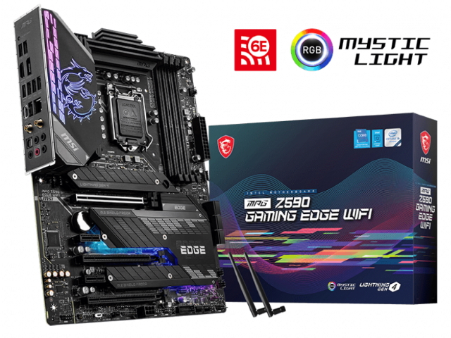MSI MPG Z590 GAMING EDGE WIFI インテル 500シリーズ LGA1200対応